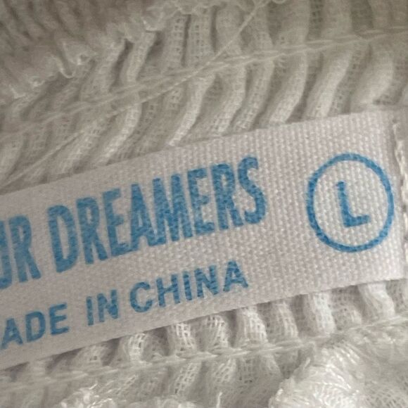 Dreamers White Textured Pants - Picture 6 of 7